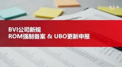 您的BVI公司合规了吗？ROM强制备案